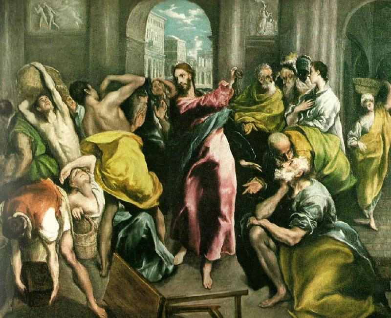El Greco cleansing of the temple China oil painting art
